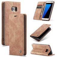 For Samsung Galaxy S7 Edge S7 Case Improved Retro PU Leather Card Holders Wallet S7edge Phone Cases