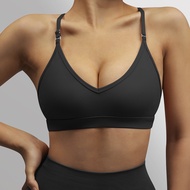 Yoga Sports Bras Women Crop Top Breathable Yoga Bra Shockproof Gym Workout Top For Fitness Women's underwear Push up Sports Top