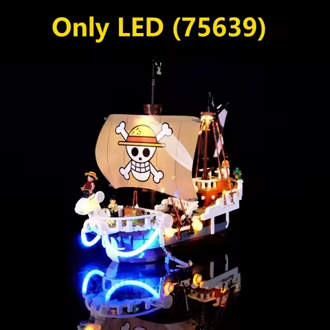 Led Lighting Kit For LEGO The Going Merry Pirate Ship 75639 building block bricks (only light no mod