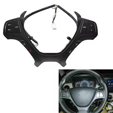 For Hyundai i10 multifunction steering wheel buttons cruise control volume phone switch
