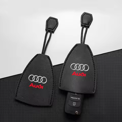 1Pcs Car Key Protection Shell Bag Car Key Case Emblems For Audi S4 S3 S5 S6 S7 S8 RS3 RS4 RS5 RS6 A6