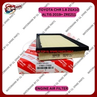 ENGINE AIR FILTER TOYOTA CHR ZGX11 ALTIS 1.8 2019> ZRE211 LEXUS UX200 MZAA10 (17801-F0030) 17801-770