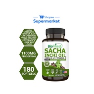 Biofinest Sacha Inchi Oil Supplement - Omega 3 6 9 Vitamin A E DHA EPA Heart Brain Eye Bone Joint Sk