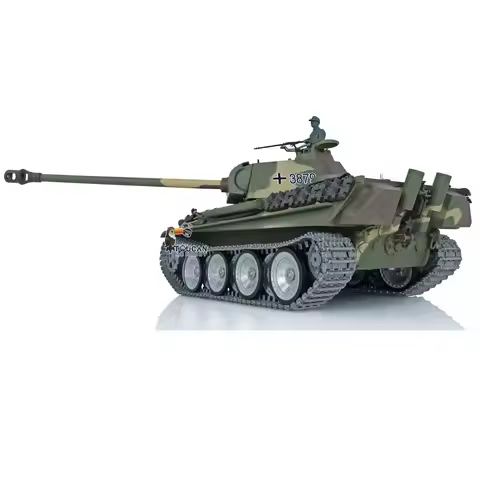 Heng Long 1/16 7.0 FPV Customized Panther G RTR RC Tank 3879 Metal Tracks Wheels Cars Radio Control