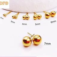US 10K GOLD EARRINGS 10K US FANCY GOLD HYPOALLERGENIC STUD EARRINGS