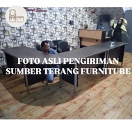 Meja Kerja L Meja Kerja Kantor Orbitrend Ost 1061 Meja Resepsionis Meja Kasir Meja Kios Terbaik 100%
