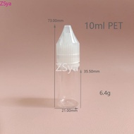 10ml 15ml V3 Transparent Bottle / Liquid Oil / Plastic Dropper Bottles 1pc