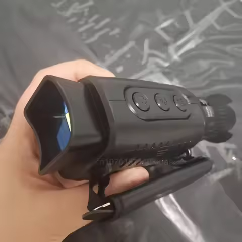 R7 All Black Infrared Monocular Night Vision Device with 10x Zoom Telescope Capable of Taking Photos