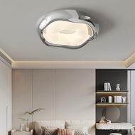 New Modern LED Ceiling Lamp Chrome 40W Bedroom Studyroom Ceiling Lights Home Decor Lighting Fixtures