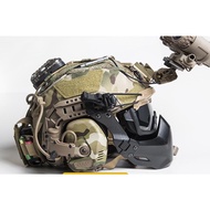 Tactical Helmet Cover For Maritime Helmet with NVG Battery-Pouch Field Game Supplies