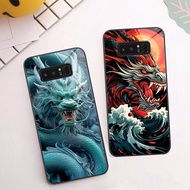 Samsung Note 8 Super Beautiful Super Quality Dragon-Shaped Glass Case