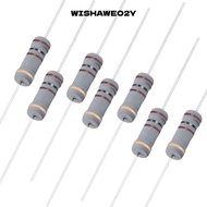 WISHAWEO2Y Carbon Film Resistors, 4 Bands 2W 5% Tolerance 100 Ohm Resistor, Easy to use for DIY Elec
