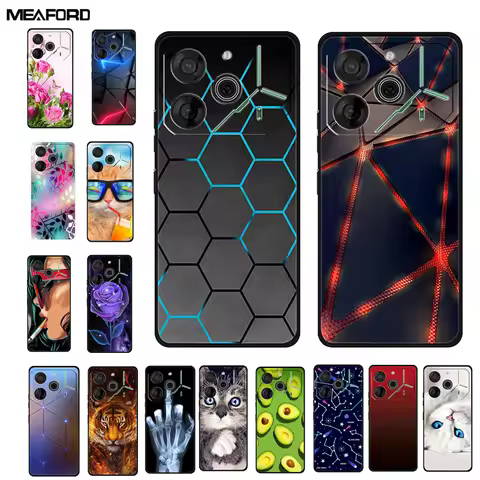 For Tecno Pova 6 Pro Case Pova6 Neo 2024 Fashion Soft TPU Silicone Shockproof Back Cover For Tecno P