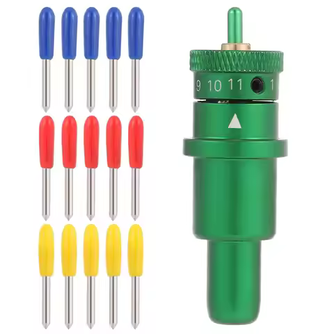 30 45 60 Degree Plotter Blades Replacement Metal Blades Holder Smooth for Graphtec Silhouette Cameo 