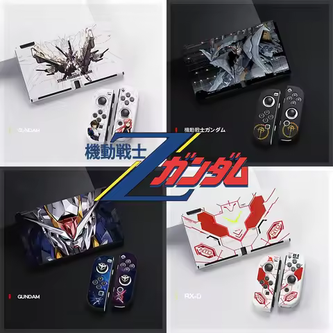 Anime Gundam Case for Nintendo Switch Game Oled STRIKE FREEDOM RX-0Unicorn JUSTICE Cool Soft Shell C