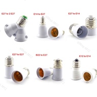 5pcs Led Lamp Bulb Base E27 to E14 Socket Adapter E27 GU10 G9 B22 E14 E12 Converter Conversion Holde