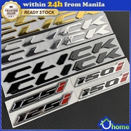 【SOYACAR】2pcs Motorcycle CLICK Logo Emblem Sticker for Honda Click 125 125i CLICK150i 150