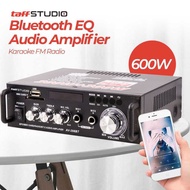 Bluetooth EQ Audio Amplifier Karaoke Home Theater FM Radio 600W
