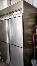 南門餐廚設備二手四門管冷式冷凍冷藏冰箱拍賣