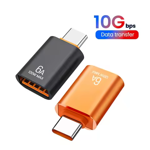6A USB 3.0 To Type C OTG Adapter Type C to USB Converter USB 3.0 Adapter For Xiaomi 14 MacBook USB T
