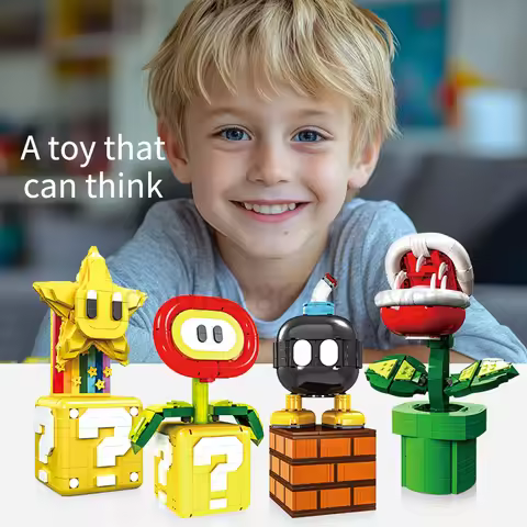 2025 New 538Pcs The World Of Plants Cannibal Flowers Building Blocks MOC Assembly Model Bricks Toys 