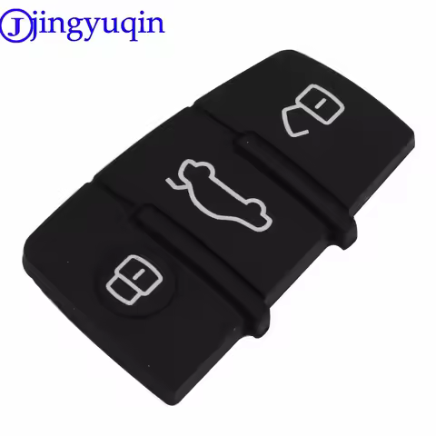 jingyuqin 20ps/lot 3 Button Replacement Pad Rubber Remote Key Fob For Audi A3 A4 A5 A6 A8 Q5 Q7 TT S
