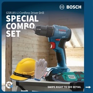 GSR185-LI BOSCH PROFESSIONAL CORDLESS DRILL / DRIVER WITH BATTERY & CHARGER GSR185 GSR 185 13MM | 18