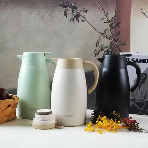 Insulated Water Kettle, Household Vacuum Insulated Water Kettle European-style Hot Water Kettle Insu