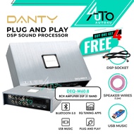 Danty DEQ-M60.8 - 8CH DSP Amp 31 Band Plug & Play EQ Car DSP Package 8 Channel DSP Power Booster