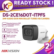 Ds-2ce16d0t-itpfs CCTV Hikvision outdoor 2MP built in Audio