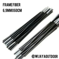 Camping Frame Tent Frame Fiber 6.9 mm X 60 cm Frame Tent Dome Hiking Outdoor