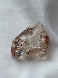 紅泥骨幹 紅泥水晶 粉紅白色幽靈共生 骸骨骨幹水晶 天然原石 水