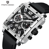 2022 PAGANI DESIGN Original Racing Series Skeleton Men's Quartz Watch Luxury Sapphire Stainless Stee