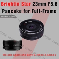 Brightin Star 23mm F5.6 Lens - Multi-purpose Wide Angle Lens for Full-Frame for Sony E/FE, Nikon Z a