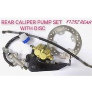 (Modify set) Rear Disc brake pump set FULL- Y125ZR  Y125Z with Disc  plateo