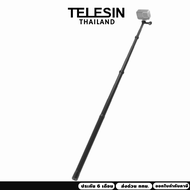 Telesin 2nd Generetion 2.7m Carbon Fiber Selfie Stick for GOPROทุกรุ่นDJI Action 6/5Pro/4/3Insta360