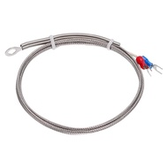 MECCANIXITY K Type Thermocouple Temperature Sensor PT100 6mm Ring High Temperature Probe 3.3ft Wire 
