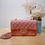Chanel Classic Flap Bag 20cm Small Pink Cf20 粉紅