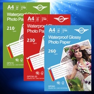 20's/pack IJT GP210 / GP230 / GP260 Inkjet Paper Glossy Paper Glossy Photo Paper 210gsm 210g / 230gs