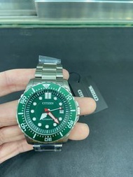 CITIZEN 星辰 (綠水鬼) 潛水機械錶 時尚男錶 100米防水 43mm NJ0129-87X