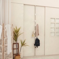 不鏽鋼彈扣式頂天立地掛衣架/衣帽架(耐重/高度可達3m)