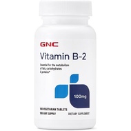 Suplemen GNC Vitamin B2 100mg, Metabolisme Lemak, Karbohidrat Protein, 100 Hidangan