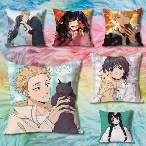 K-Kaoru Hana wa Rin to Saku Anime Celebrity Merchandise All-Match Printed Pillow Case Sofa Car Offic