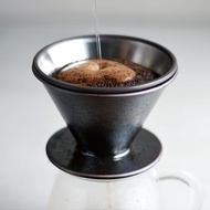 日本KINTO SCS鑄職人陶瓷濾杯2杯 / 4杯 / 金屬黑