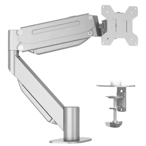 Ultrawide Monitor Arm Mount for 17 to 43 Inch Heavy Duty Curved Screen Holds 28.6 lbs Adjustable Gas