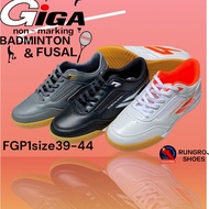 Giga Badminton & Fusal Shoes Special Sole Non Marking Balance And Good Adhesion