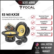 FOCAL ES 165 KX2E - K2 Power Series 6.5" 2-way Component Car Speaker System (2-OHMS with FRAK Tweete