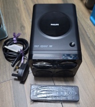 PHILIPS 微型音響 主機一部 連原裝電線和遙控器 飛利浦 音響 不連喇叭 可插USB 可播DVD 及 CD, DVD player/ CD player/ MP3 player⚠️聲音輸出有時會