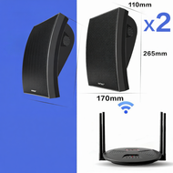 SAST | ลำโพงไร้สาย SAST D3 ลำโพงบลูทูธที่ติดผนังสำหรับห้องประชุมและร้านค้า ลำโพงล่างหนัก ลำโพงแบบไร้