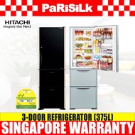 Hitachi R-SG38KPS 3-Door Refrigerator (375L)